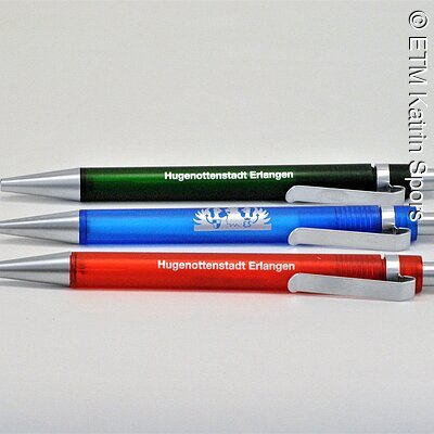 Kugelschreiber - versch. Farben | 2,50 € | Kugelschreiber mit Erlanger Aufschrift, rot, blau, grün