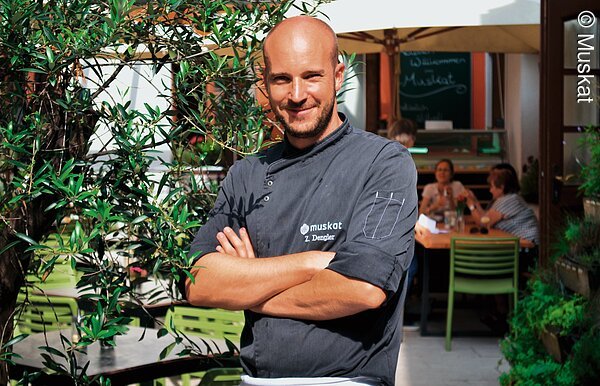 Zacharias Dengler vom Bio-Restaurant Das Muskat