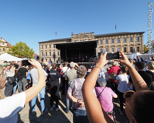 Showbühne am Erlanger Schlossplatz