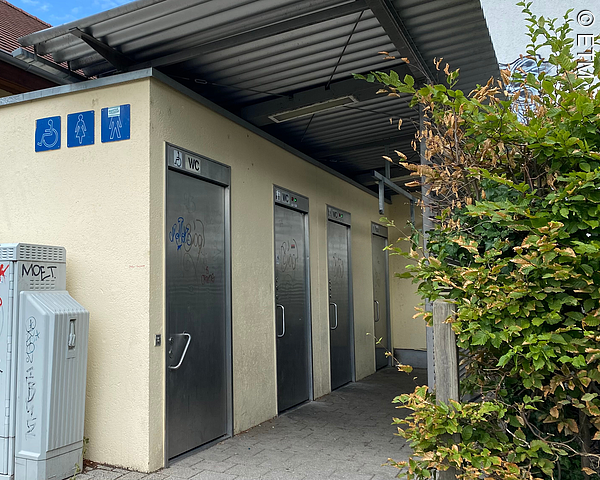 Öffentliche Toilette an der Güterhallenstraße
